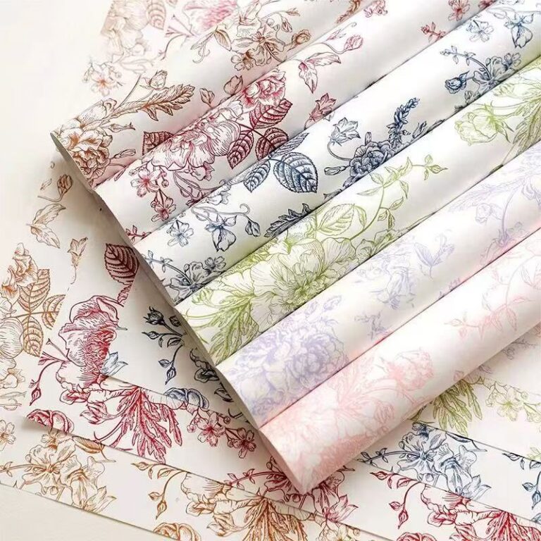 Floral-patterned gift wrapping paper Floral & Botanical Gift Wrapping Paper