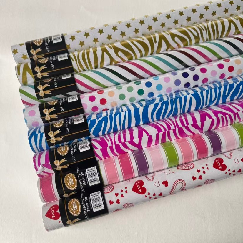 Floral-patterned gift wrapping paper Everyday Assorted Print Gift Wrapping Paper