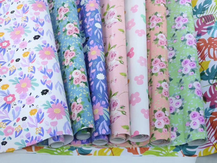 Floral-patterned gift wrapping paper Floral & Botanical Gift Wrapping Paper